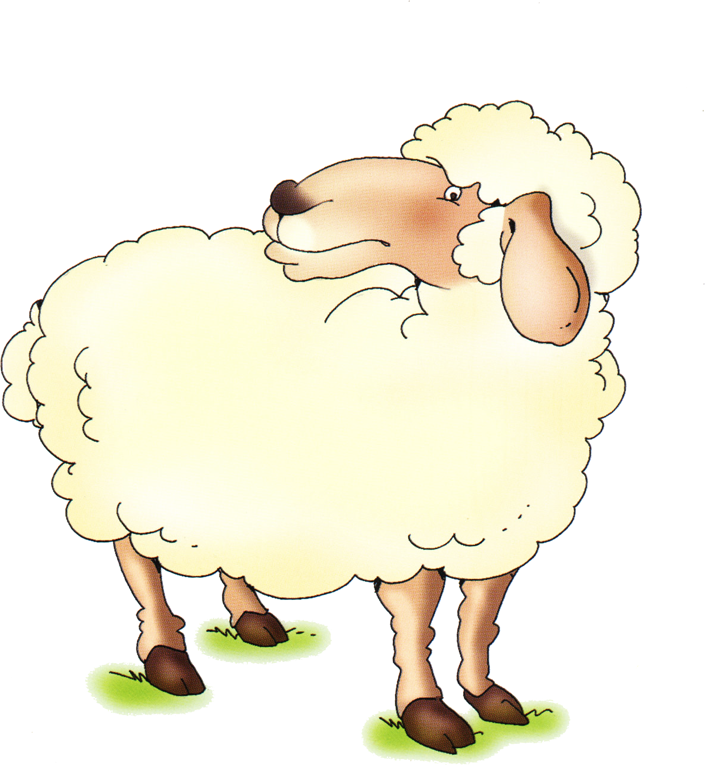 Latxa Goat Cattle Drawing Eid Al - Sheep (3000x3000), Png Download