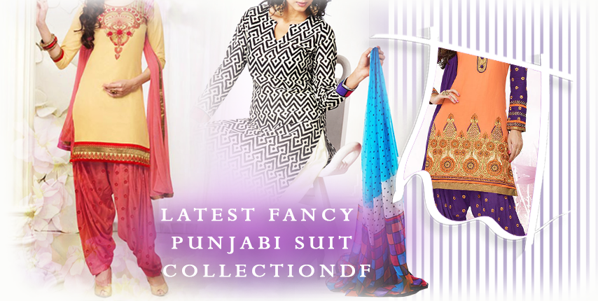 Punjabi Suit - Punjabi Dress Banner (854x430), Png Download
