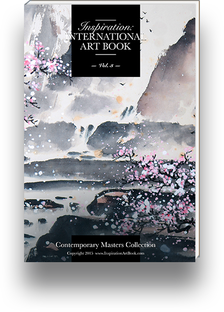 Left - Chinese Landscape Painting (437x607), Png Download