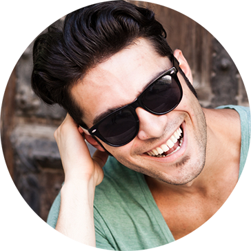 Polarized Lenses - Trioo Black Polarized Sunglasses Men Oculos Driver (364x364), Png Download