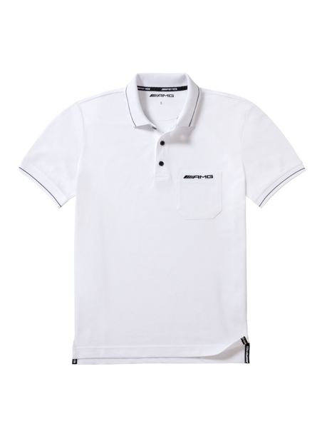 Mercedes Men's Amg Polo Shirt White - Customer Service (800x600), Png Download