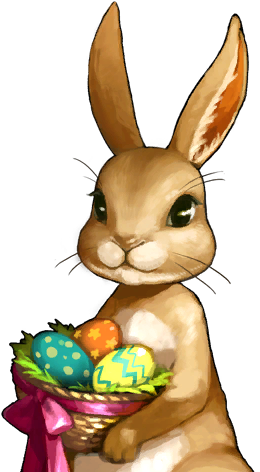 Easter Bunny .png (260x472), Png Download