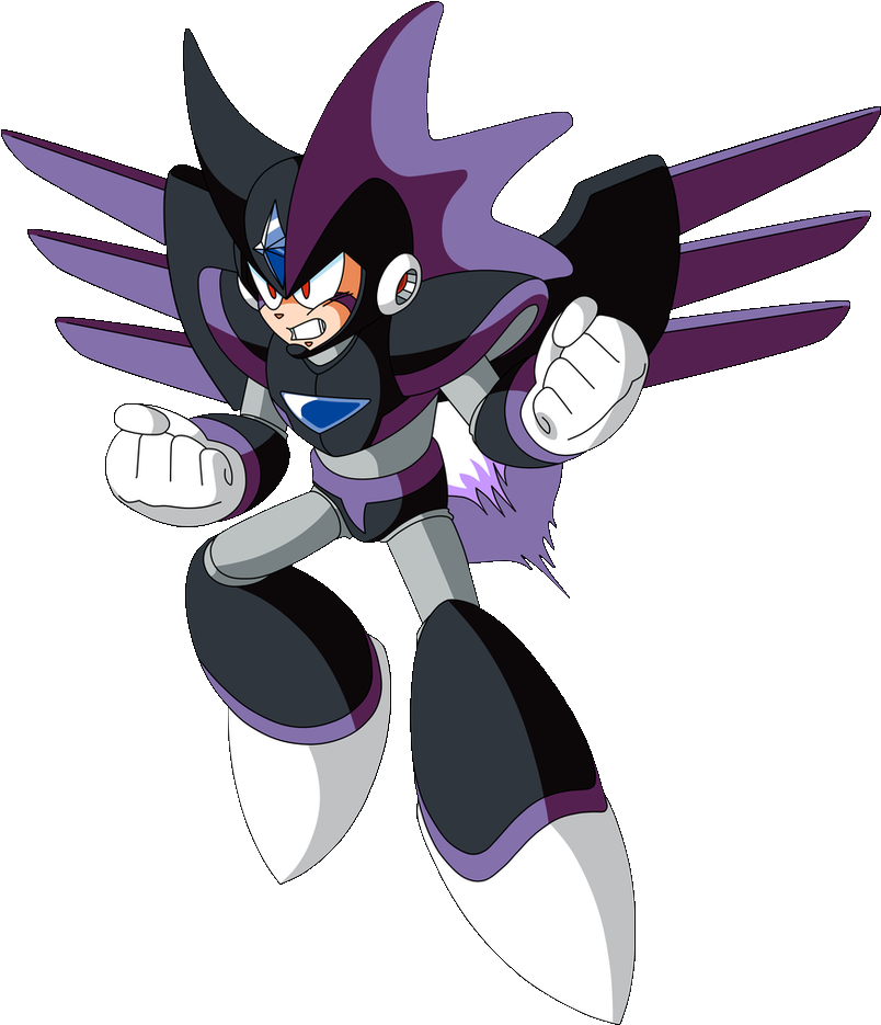 Mega Man Classic - Mega Man Super Bass (830x962), Png Download