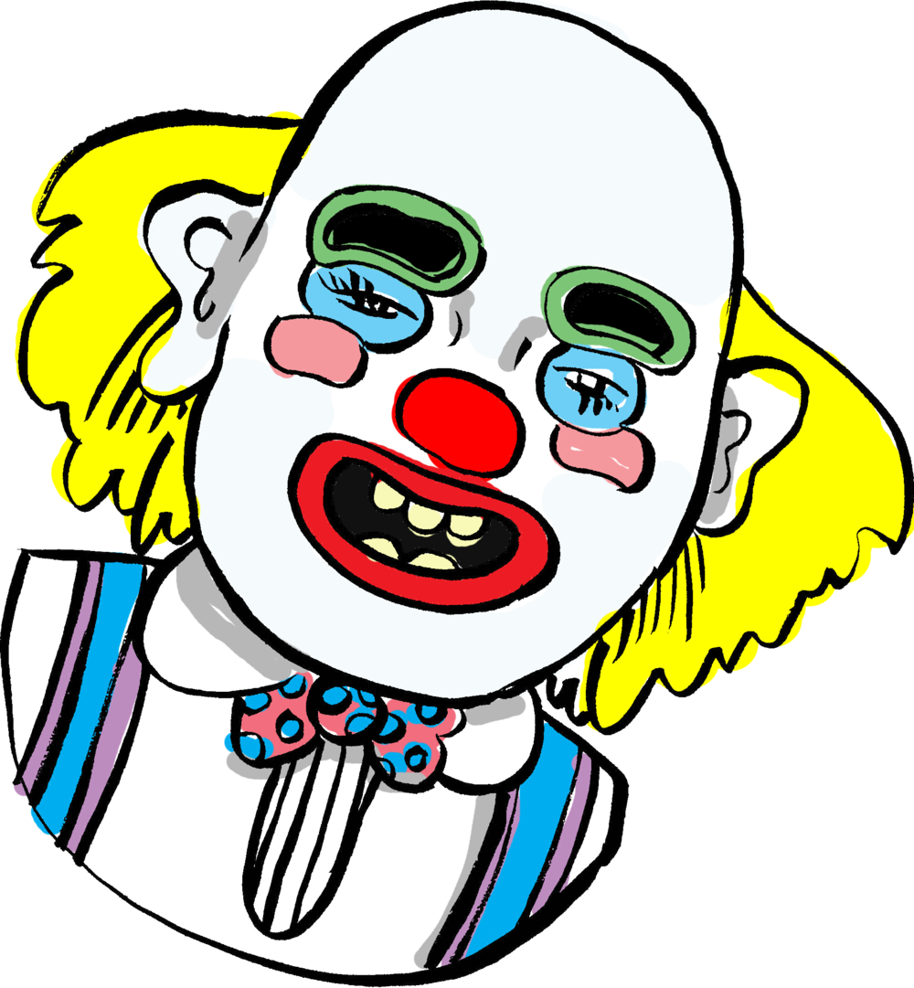 Clown (1000x1081), Png Download