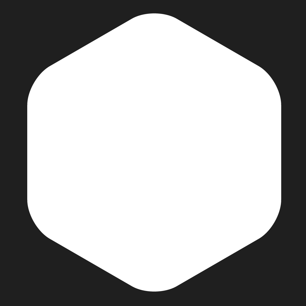 Hexagon Clipart Polygon - White Elipse Png (1000x1000), Png Download