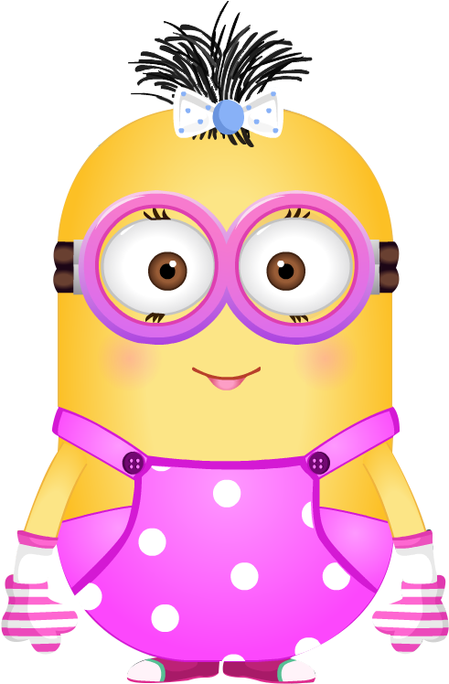 Girl Pink Despicable Me - Minion Pink (700x778), Png Download