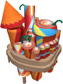 Endless Summer Fireworks - Roblox Fireworks (350x352), Png Download