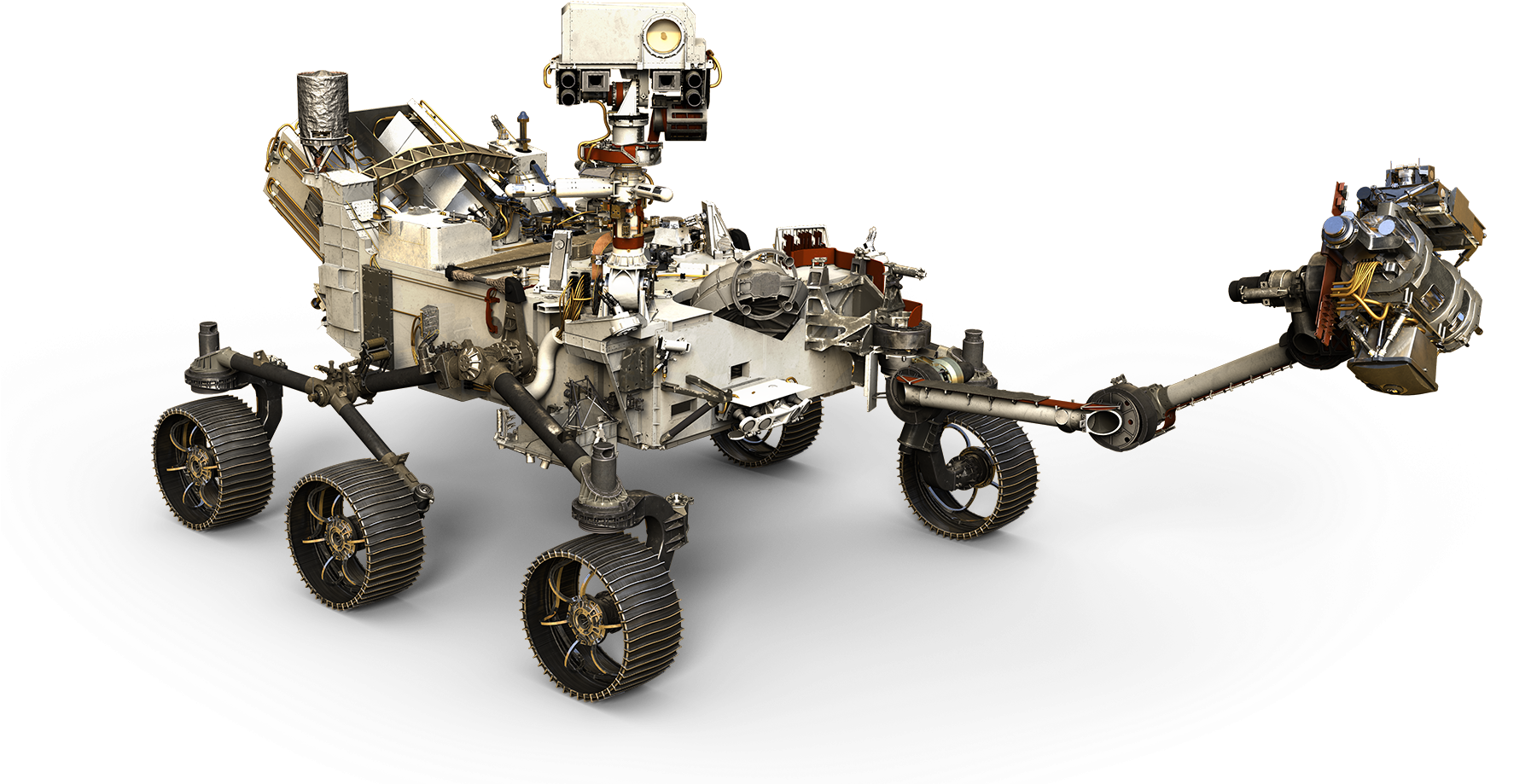 Mars 2020 Rover - Mars Rover Without Background (1800x1100), Png Download