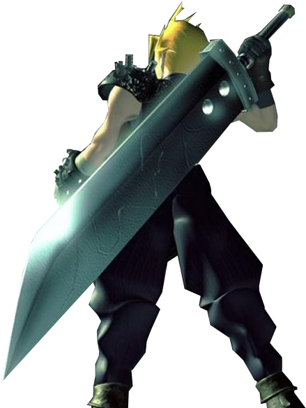 Yodasdarkside's Galleries - Final Fantasy 7 Cloud Png (1024x768), Png Download