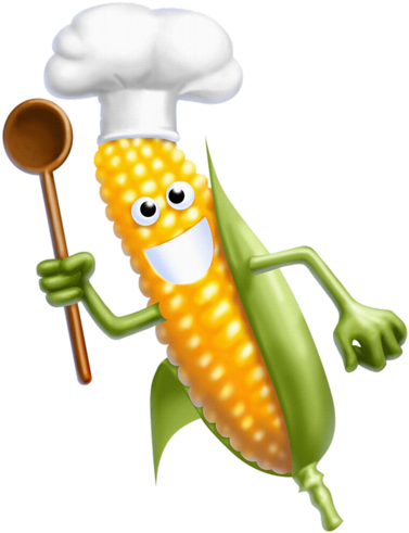 Corn Clipart Yellow Fruit - Corn Roast Clip Art (392x500), Png Download