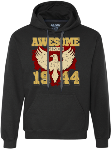 Awesome Since 1944 Made In 74th Birthday Gift 74 Years - Judges Heavyweight Pullover Fleece Sweatshirt - Navy (480x480), Png Download