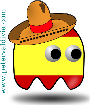 Spanish Pac Man - Sombrero Cinco De Mayo Yard Sign (371x431), Png Download