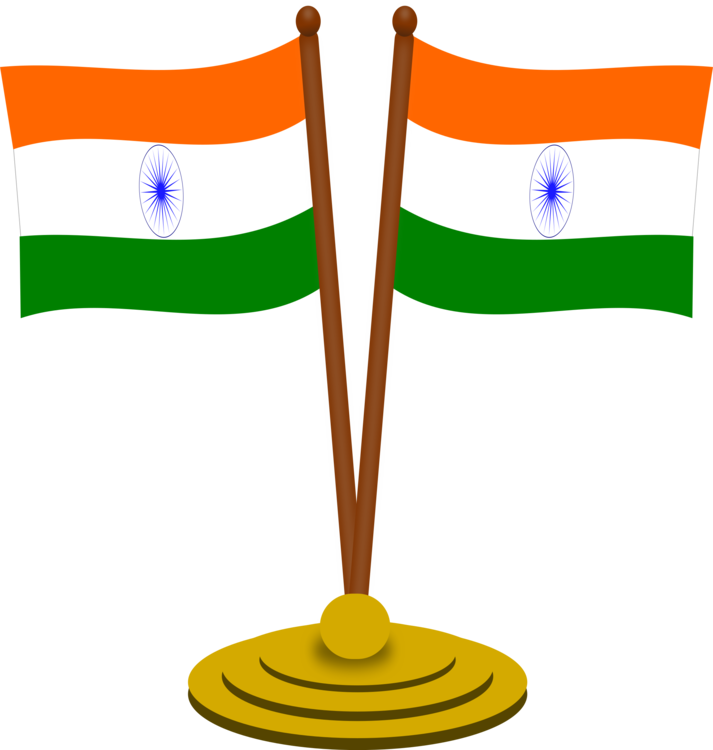 Small Clipart Indian - Flag Of India Png (564x593), Png Download