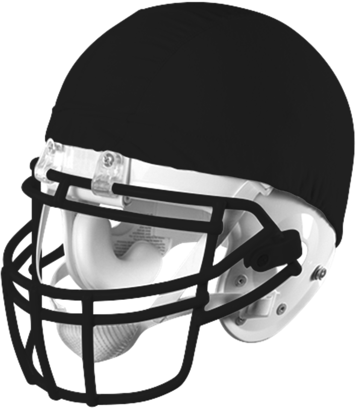 Black Football Helmet Png - Alleson Blue Football Helmet Covers One Size Fits Most (853x1024), Png Download