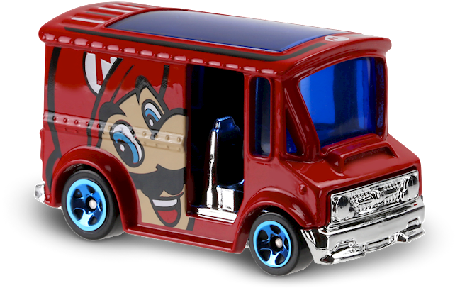 Bread Box - Hot Wheels Super Mario Png (892x407), Png Download