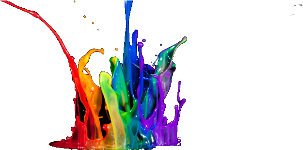 By Khayswiftieloberanes On Deviantart - Color Splash Wallpaper Png (851x315), Png Download