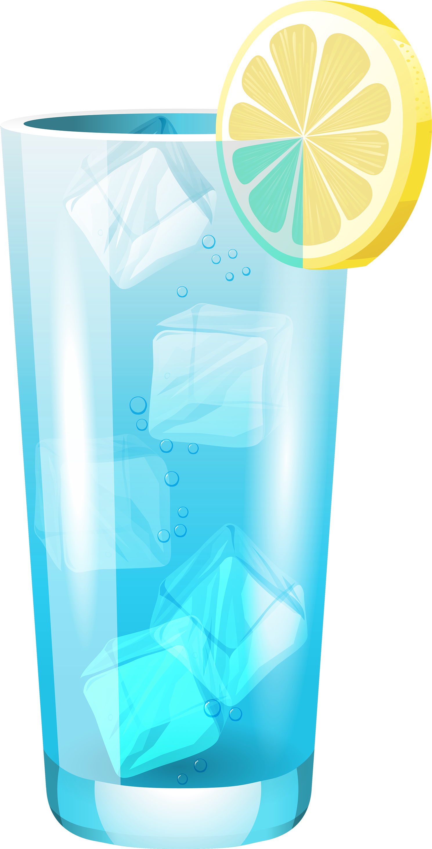 Transparent Blue Cocktail Png Clipart - Transparent Clipart Beach Drink (1560x3000), Png Download