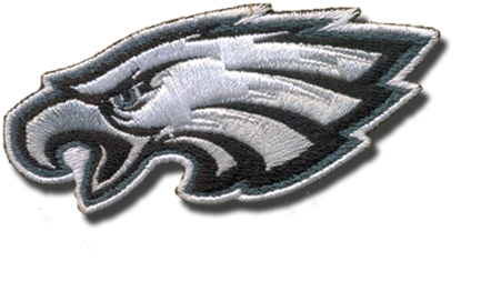 Philadelphia Eagles Logo Patch - Eagle (500x380), Png Download