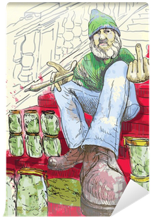 Dude Selling Marijuana On The Stairs - Fucking Weed (400x400), Png Download