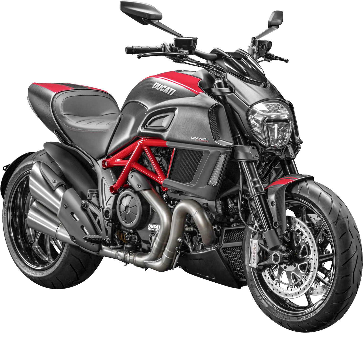 Ducati Diavel Motorcycle Bike Png Image (1572x1420), Png Download