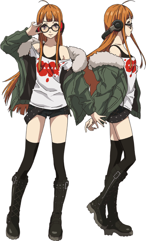 Futaba Persona 5 (700x850), Png Download