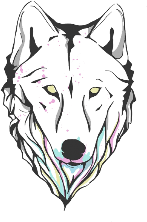 Wolfhead (560x791), Png Download