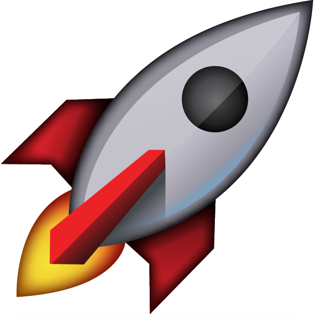 Download Ai File - Rocket Emoji Png (640x640), Png Download