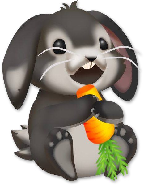 Black Bunny - Black Bunny Hay Day (606x606), Png Download