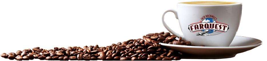 Coffee Beans Cup Png Image - Coffee Beans Cup Png (940x297), Png Download