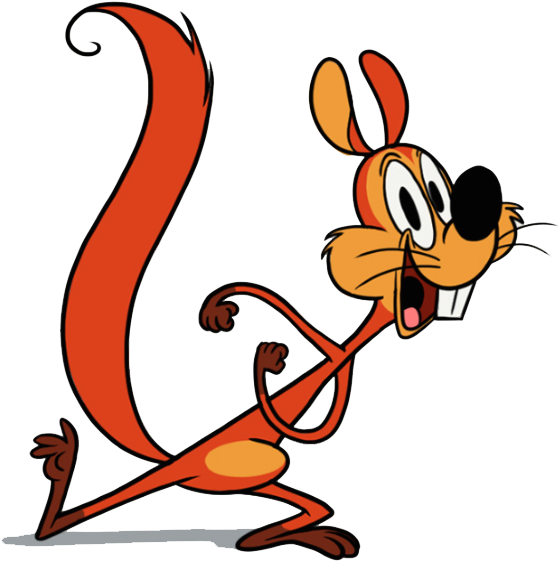 Squeaks The Squirrel - Bugs A Looney Tunes Prod Boing (631x598), Png Download