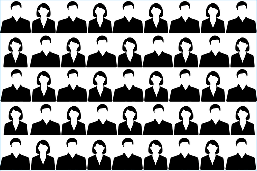 Crowd, Human, Silhouettes, Personal - Human (510x340), Png Download