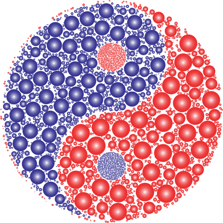 Yin And Yang Gold Abstract Art Furnace - Portable Network Graphics (749x750), Png Download