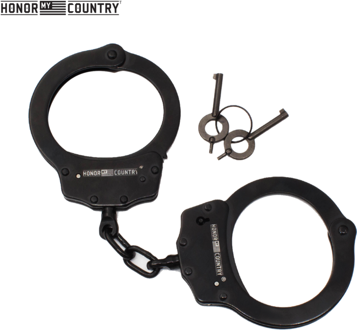Sold Out Honor My Country - Old School Handcuffs Transparent (800x800), Png Download