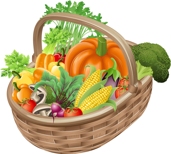 Vegetables Clip Art (621x561), Png Download