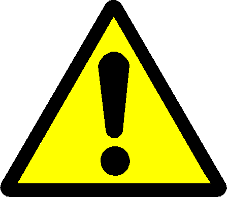 Warning - Hazard Clipart (447x389), Png Download