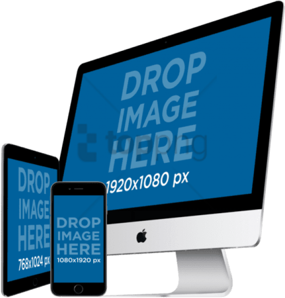 Iphone Ipad Mockup Png (640x480), Png Download