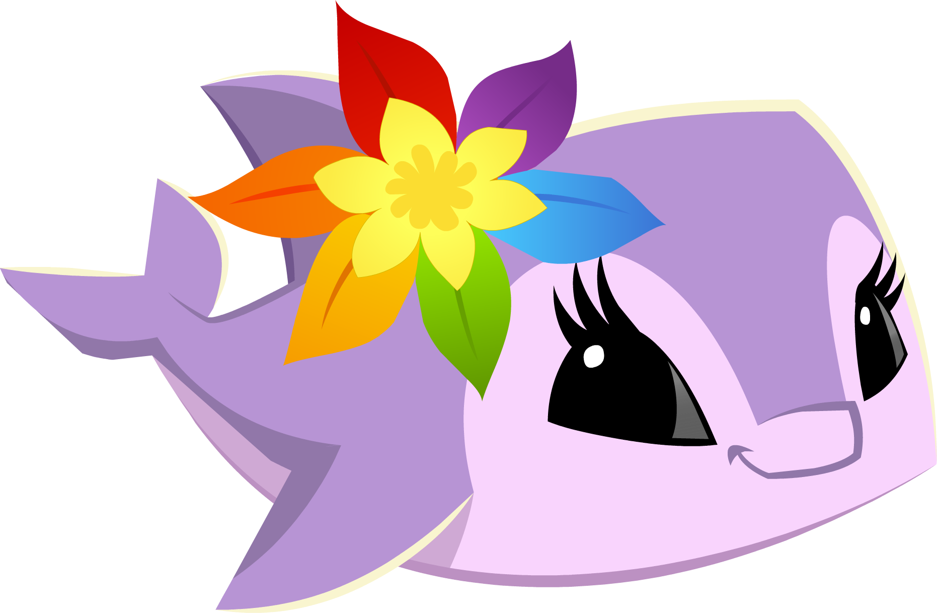 Pink Pet Dolphin - Animal Jam Pet Dolphin (1862x1217), Png Download