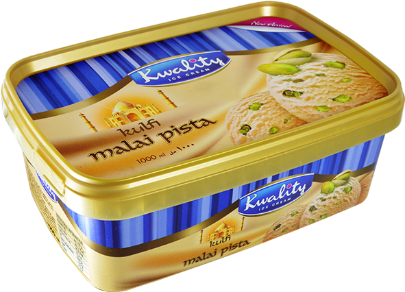 Malai Pista Kulfi 1000ml - Kwality Ice Cream Malai Pista Kulfi (800x800), Png Download