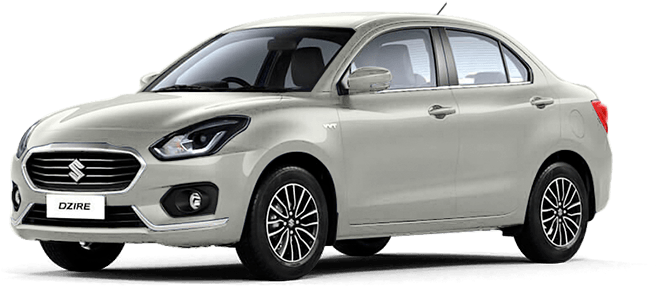 Maruti Suzuki Dzire Silky Silver - Maruti Suzuki Dzire White (700x430), Png Download