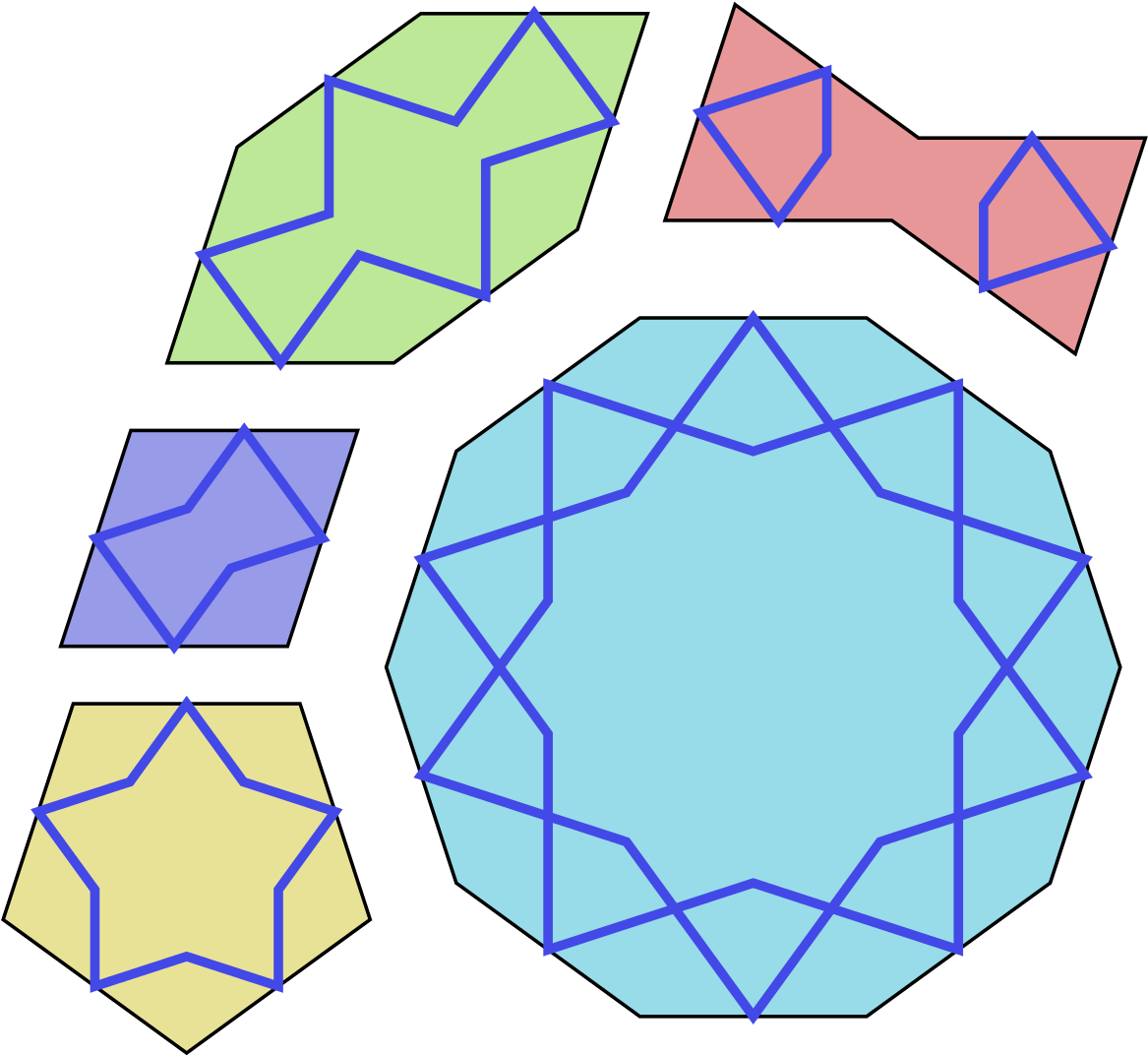 Girih Karoları (1200x1104), Png Download