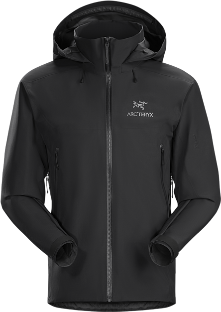 Beta Ar Jacket Men's Black - Arc Teryx Beta Ar Black (450x625), Png Download