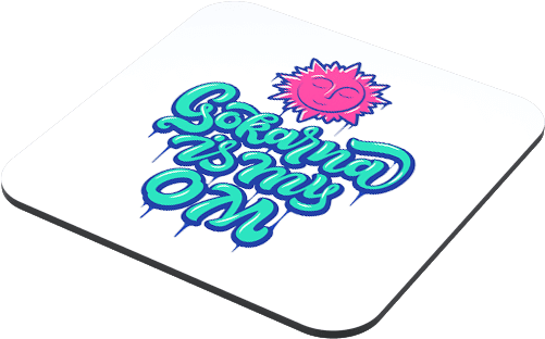 Gokarna Is My Om Green Coaster - Illustration (500x500), Png Download