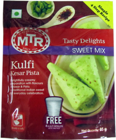 Mtr Mango Kulfi - Mtr Besan Laddoo Sweet Mix 250gms (500x500), Png Download