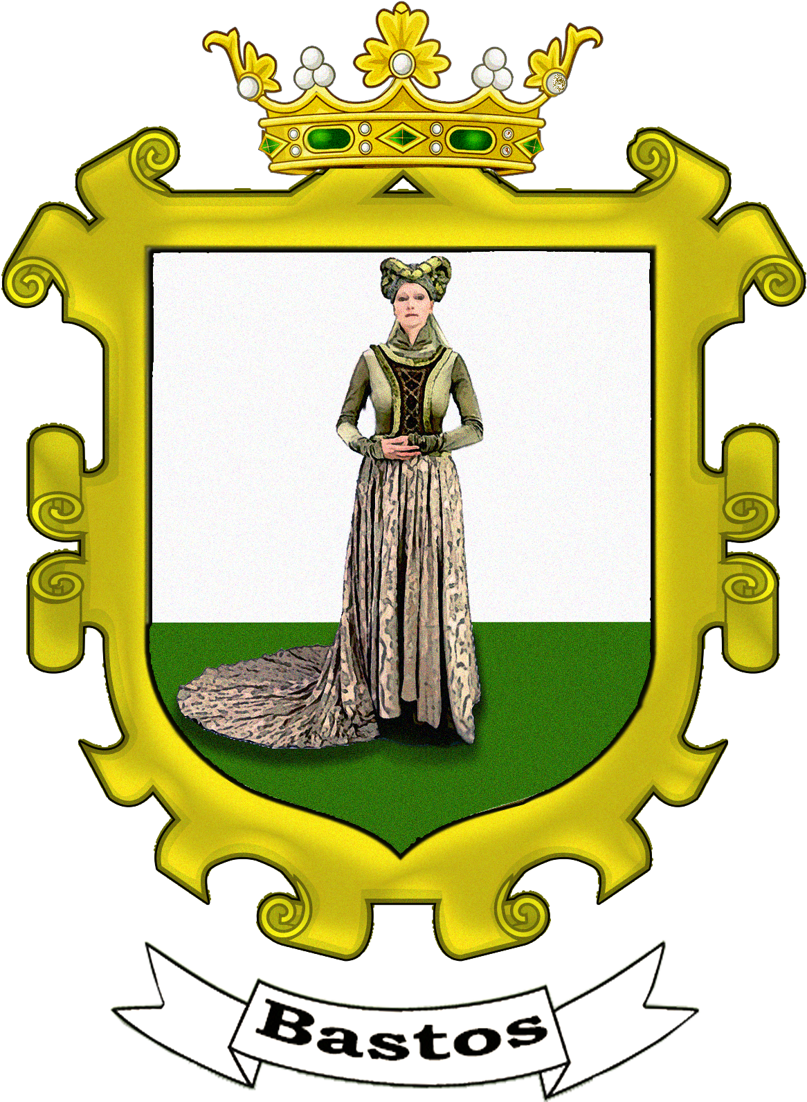 Bastos Family Coat Of Arms Small - Illustration (1944x2019), Png Download