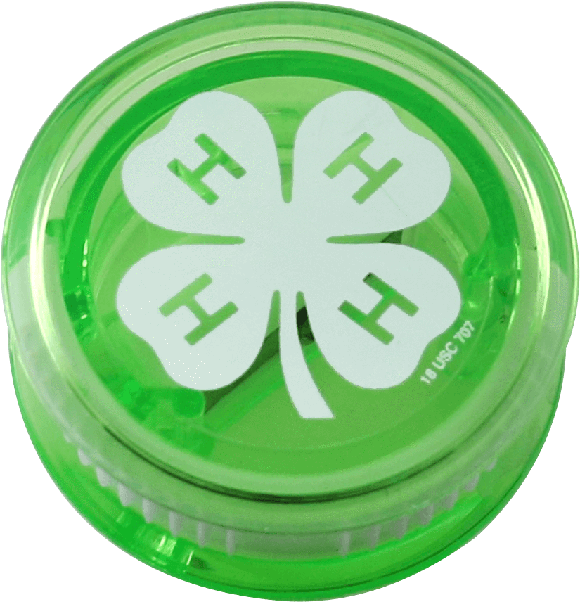 4-h Pencil Sharpener - Four Leaf Clover 4 H (872x872), Png Download