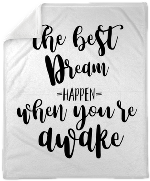 The Best Dreams Happen When You Are Awake Inspiration - Best Quotes With Calligraphy (400x400), Png Download