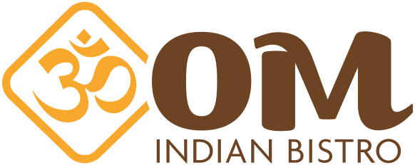 Om Indian Bistro (582x232), Png Download