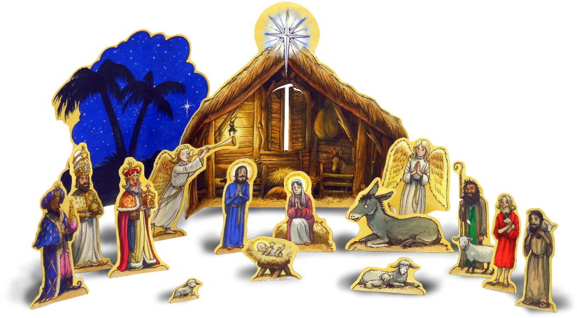 Clipart Resolution 889*541 - Nativity Png (889x541), Png Download