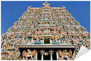 The Meenakshi Temple, Madurai Sticker • Pixers® • We - Meenakshi Amman Temple (400x400), Png Download