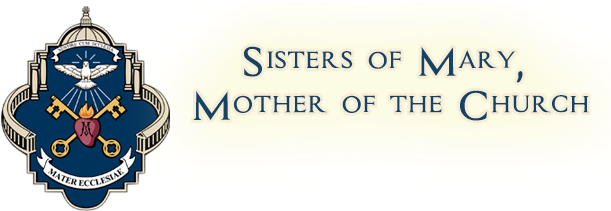 Sisters Of Mary, Mother Of The Church (610x217), Png Download